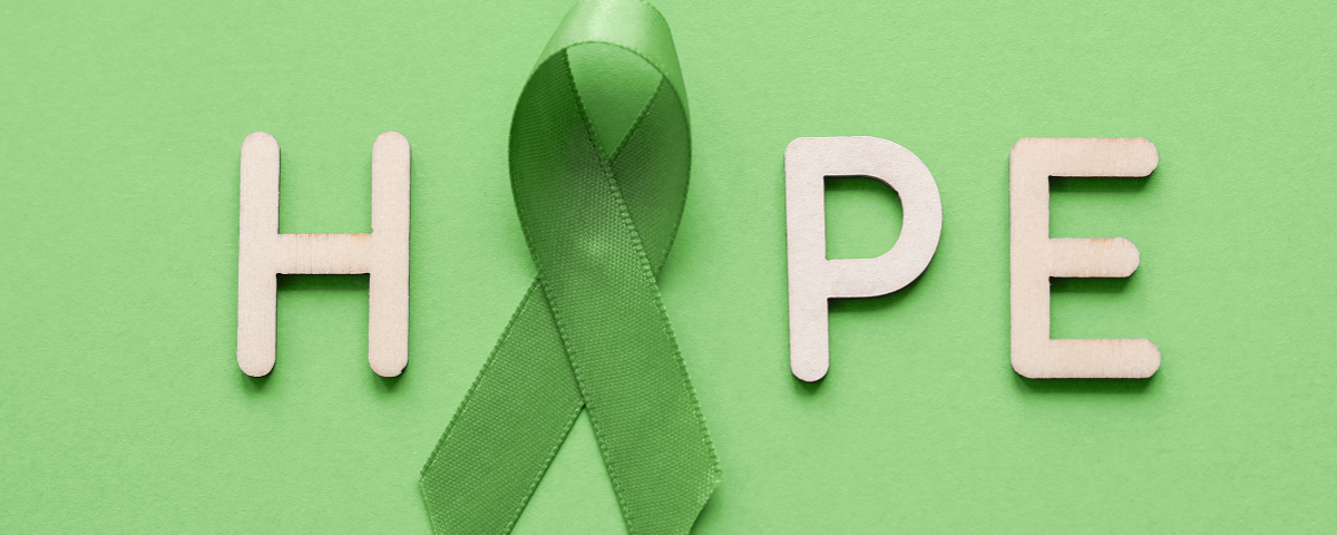 green awareness ribbon hope