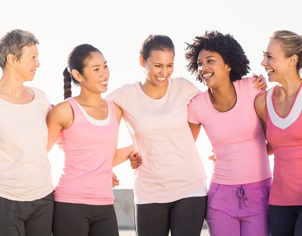 Women laughing together