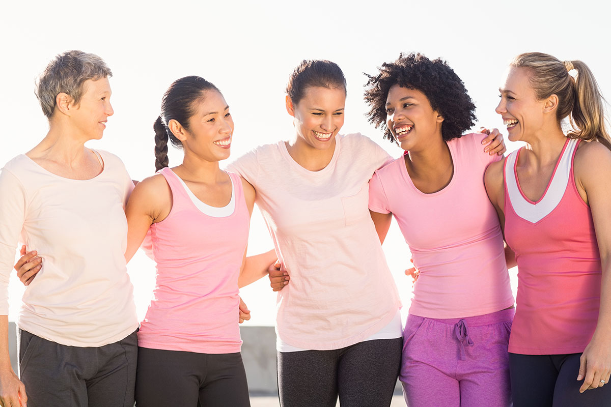 Women laughing together